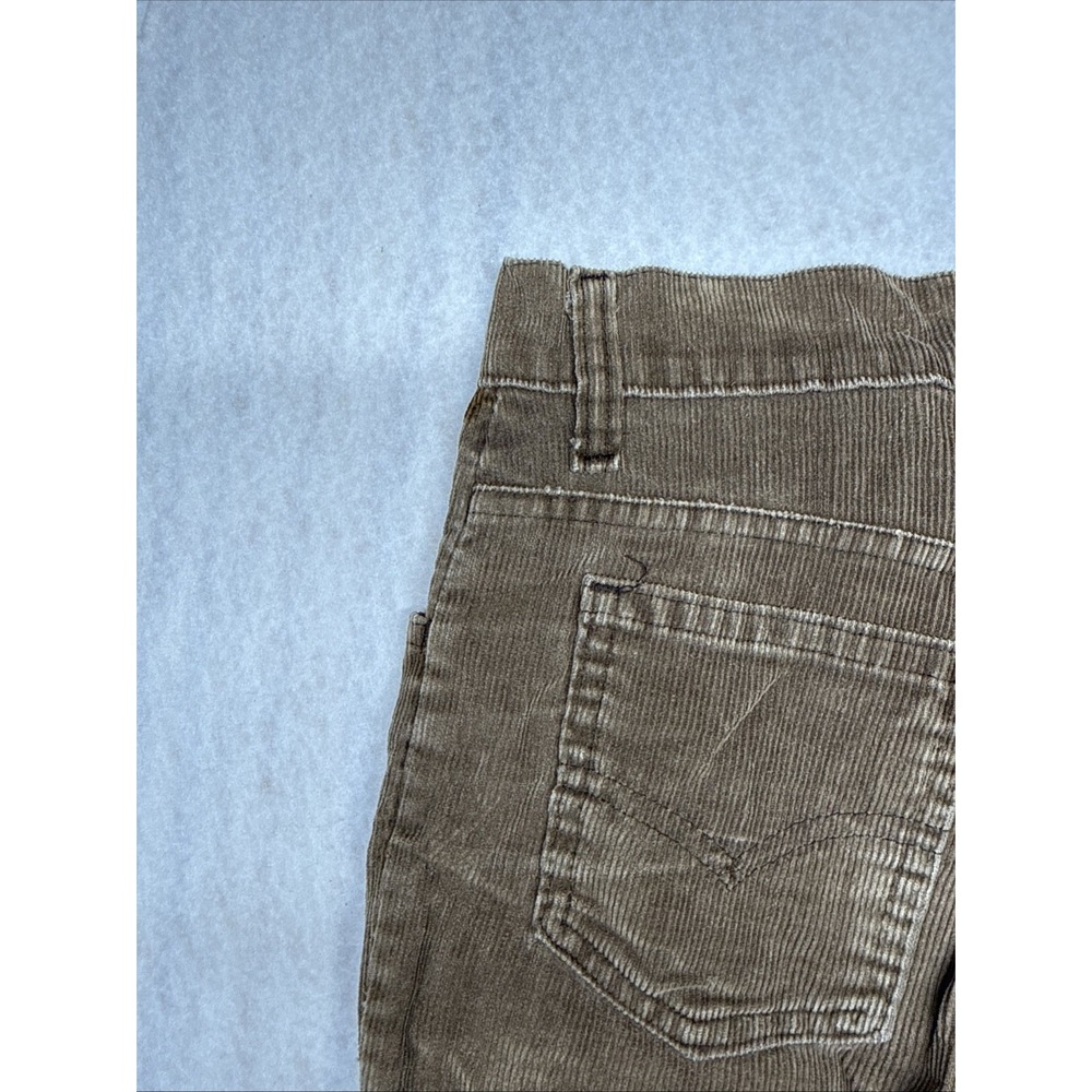 Vintage Levis 419-1529 Brown Corduroy Slim Fit Pants Made in USA 24x26 White Tab - Picture 5 of 16